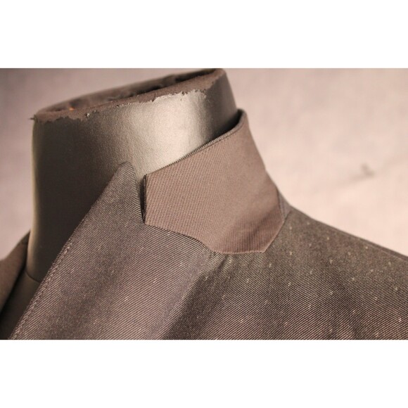 John Varvatos Luxe Men's Peak Lapel Sport Coat Size 40R Cotton Blend Black - Picture 4 of 11